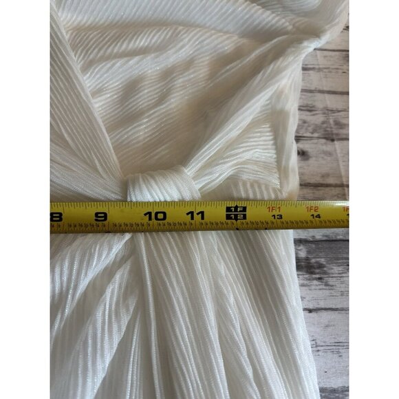 Baltic Born Devlyn Pleated Ivory Dress Maxi Women's Size Small NEW Wedding - Picture 14 of 16